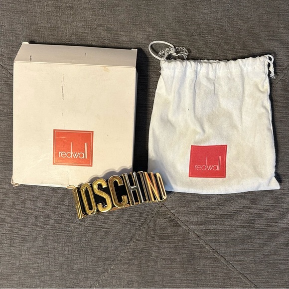 Vintage Moschino belt 90s Y2K